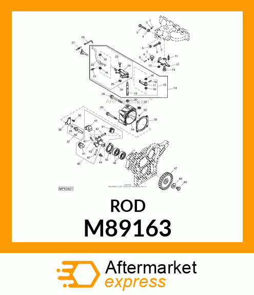 BOLT, M6 X 70 M89163