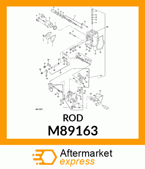 BOLT, M6 X 70 M89163