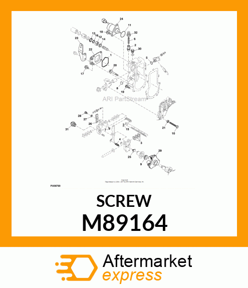 BOLT, M5 X 10 M89164