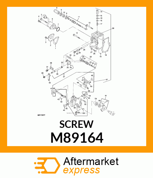 BOLT, M5 X 10 M89164