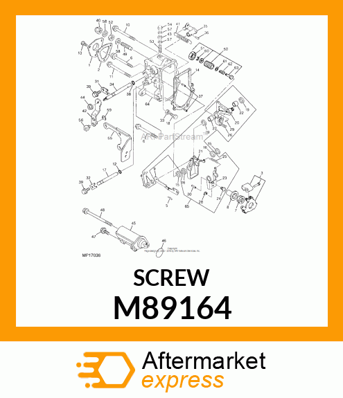 BOLT, M5 X 10 M89164