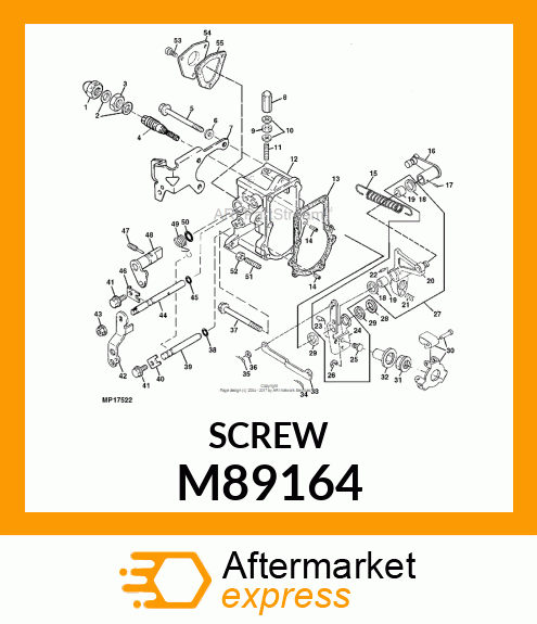 BOLT, M5 X 10 M89164