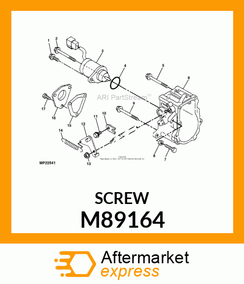 BOLT, M5 X 10 M89164