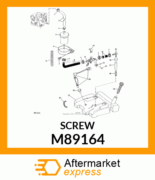 BOLT, M5 X 10 M89164