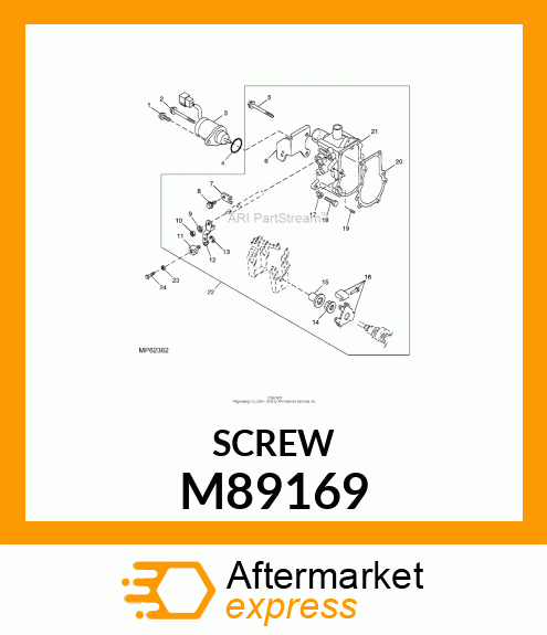 SCREW, SCREW, IDLE SET M89169