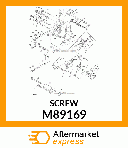 SCREW, SCREW, IDLE SET M89169