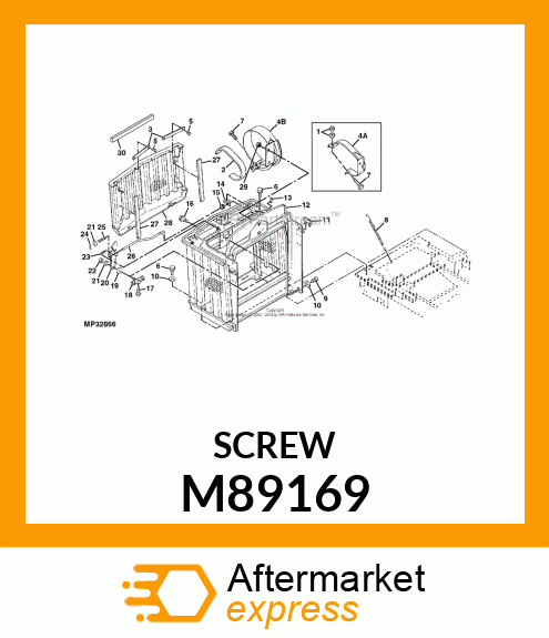 SCREW, SCREW, IDLE SET M89169