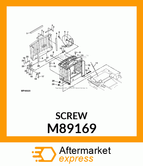 SCREW, SCREW, IDLE SET M89169