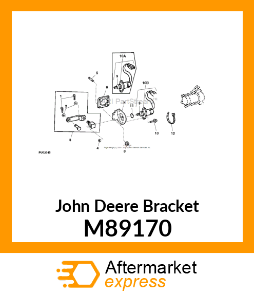 BRACKET, SOLENOID M89170