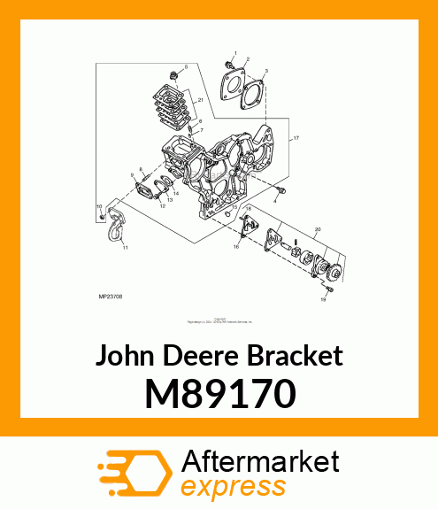 BRACKET, SOLENOID M89170