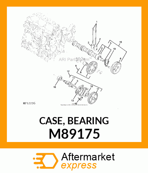 CASE, BEARING M89175