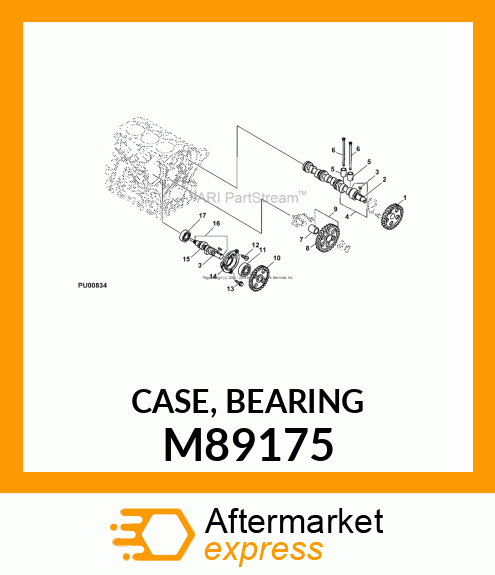 CASE, BEARING M89175