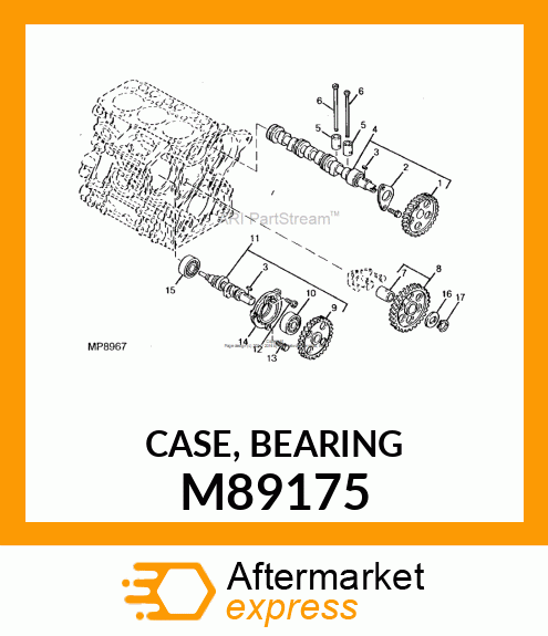 CASE, BEARING M89175