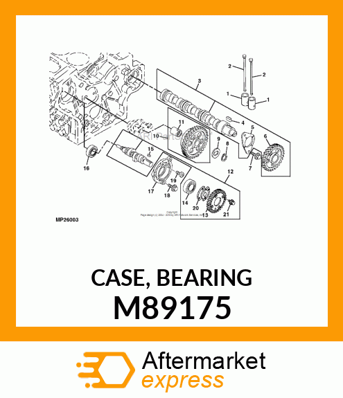 CASE, BEARING M89175