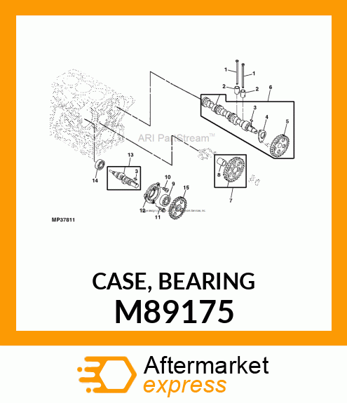 CASE, BEARING M89175