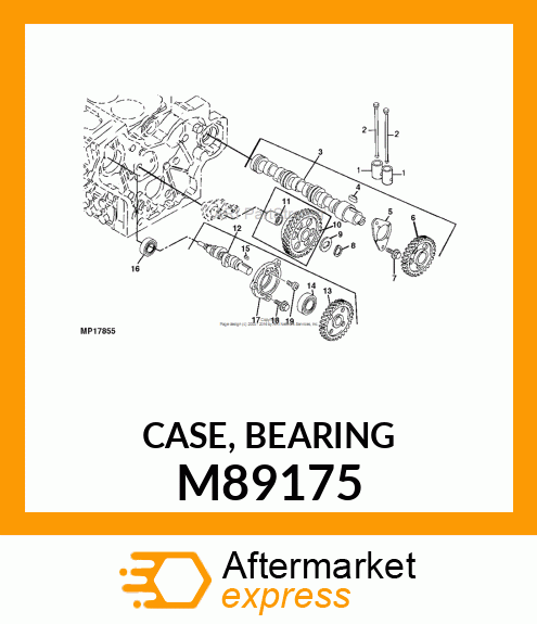 CASE, BEARING M89175