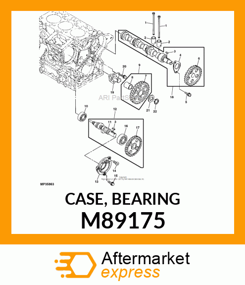 CASE, BEARING M89175