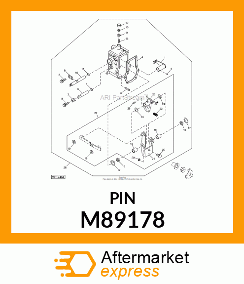 PIN, 3 X 14, ROLL M89178