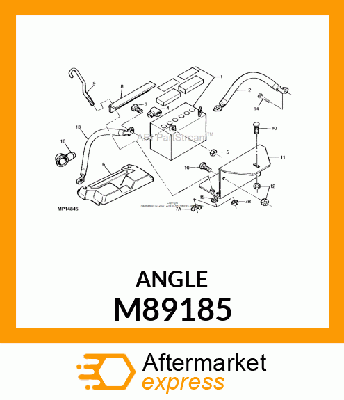 HOLDER, BATTERY M89185