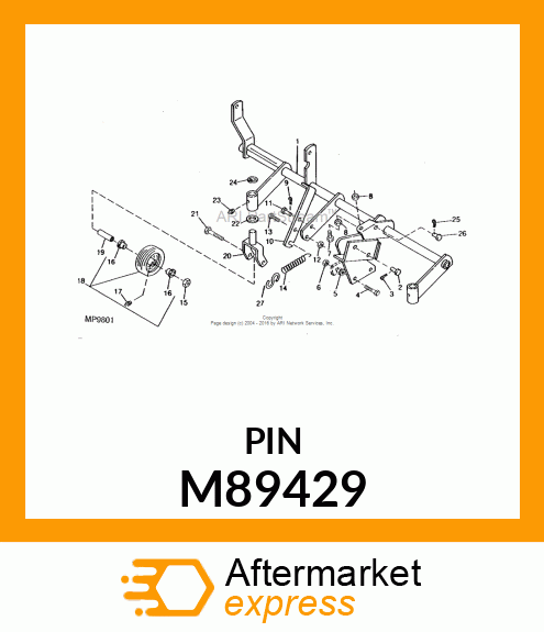 Pin Fastener M89429