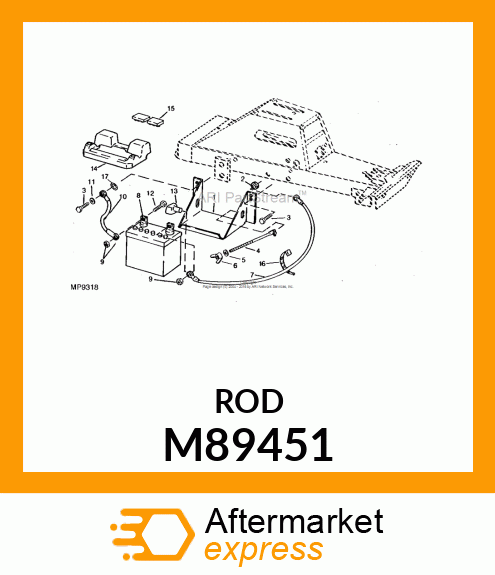 Bolt Battery M89451