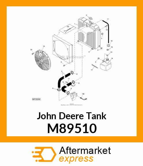 TANK, 1.5 QUART M89510