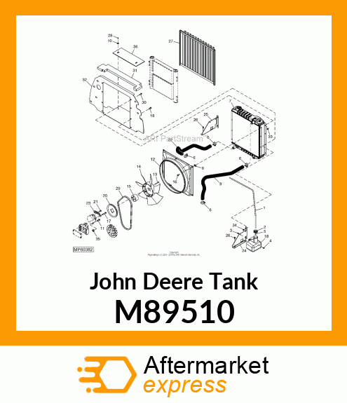 TANK, 1.5 QUART M89510