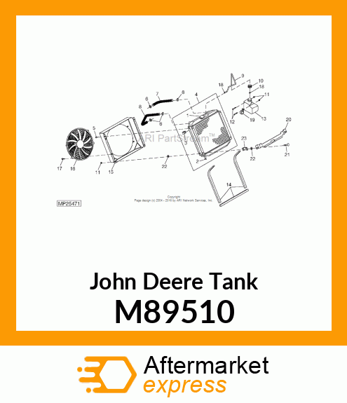 TANK, 1.5 QUART M89510