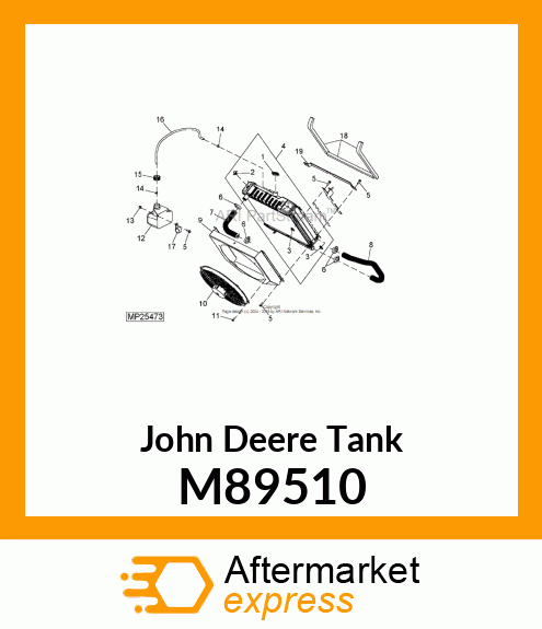 TANK, 1.5 QUART M89510