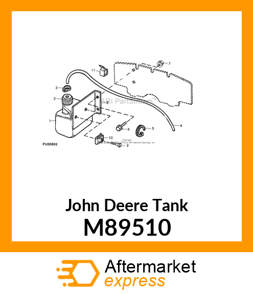 TANK, 1.5 QUART M89510