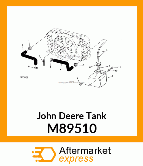 TANK, 1.5 QUART M89510