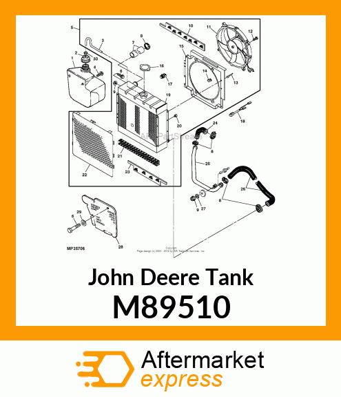 TANK, 1.5 QUART M89510