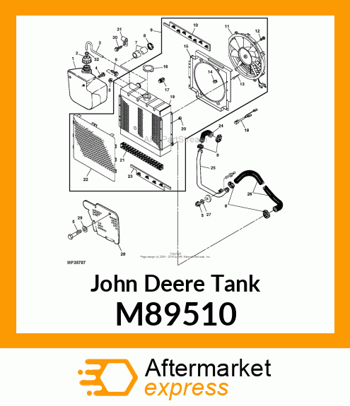 TANK, 1.5 QUART M89510