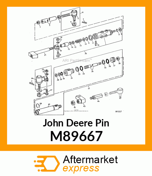 ROD, STEERING VALVE M89667