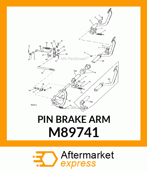 Pin Brake Arm M89741