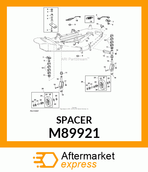 SPACER, SPRING M89921