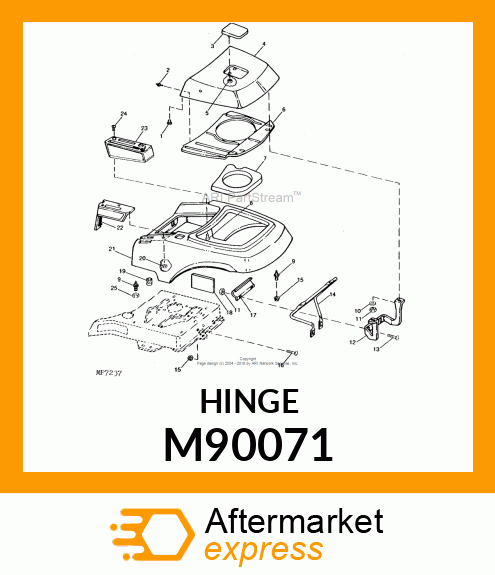 Hinge M90071