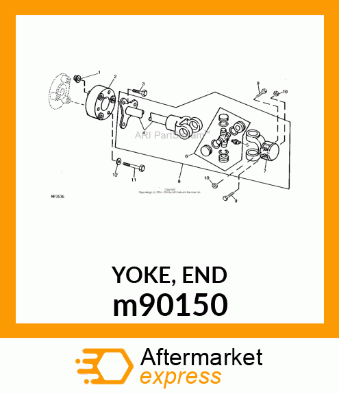 YOKE, END m90150