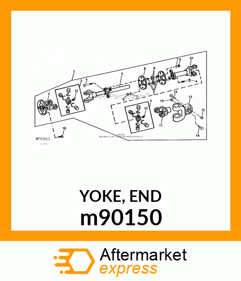 YOKE, END m90150