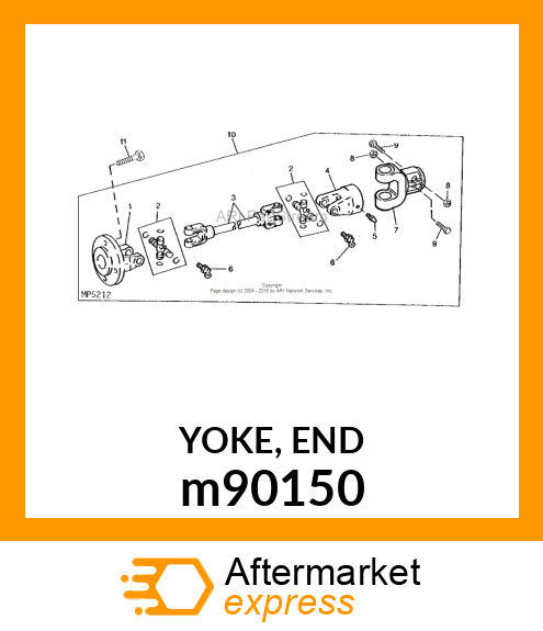 YOKE, END m90150