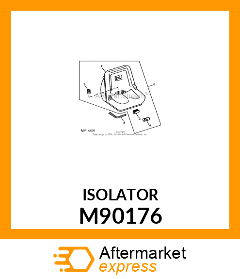 ISOLATOR, EDGING, CHANNEL M90176