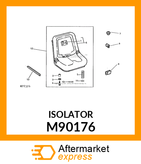 ISOLATOR, EDGING, CHANNEL M90176