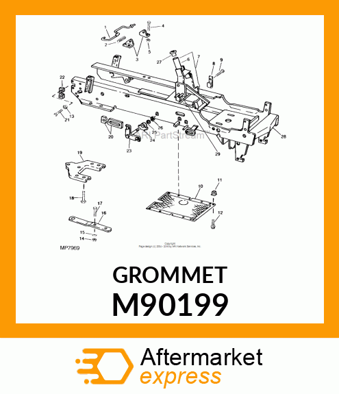 BUSHING, BUSHING, STEERING M90199