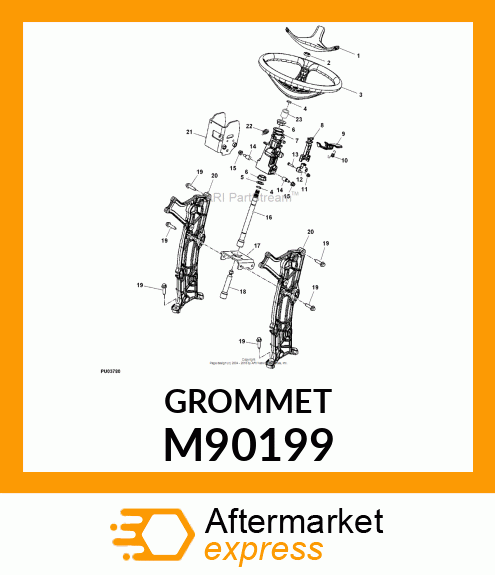 BUSHING, BUSHING, STEERING M90199