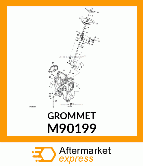 BUSHING, BUSHING, STEERING M90199