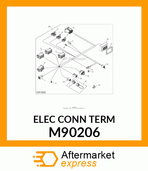 ELEC. CONNECTOR TERMINAL, 5 M90206