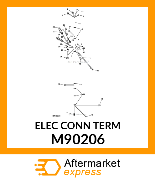 ELEC. CONNECTOR TERMINAL, 5 M90206