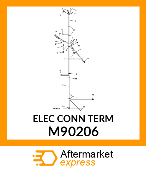 ELEC. CONNECTOR TERMINAL, 5 M90206