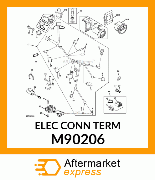 ELEC. CONNECTOR TERMINAL, 5 M90206