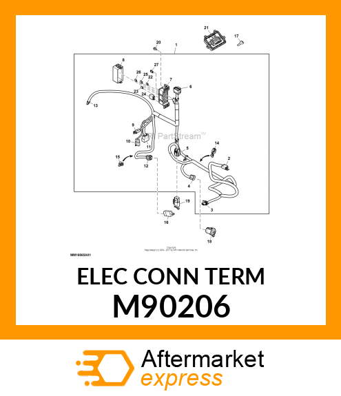 ELEC. CONNECTOR TERMINAL, 5 M90206